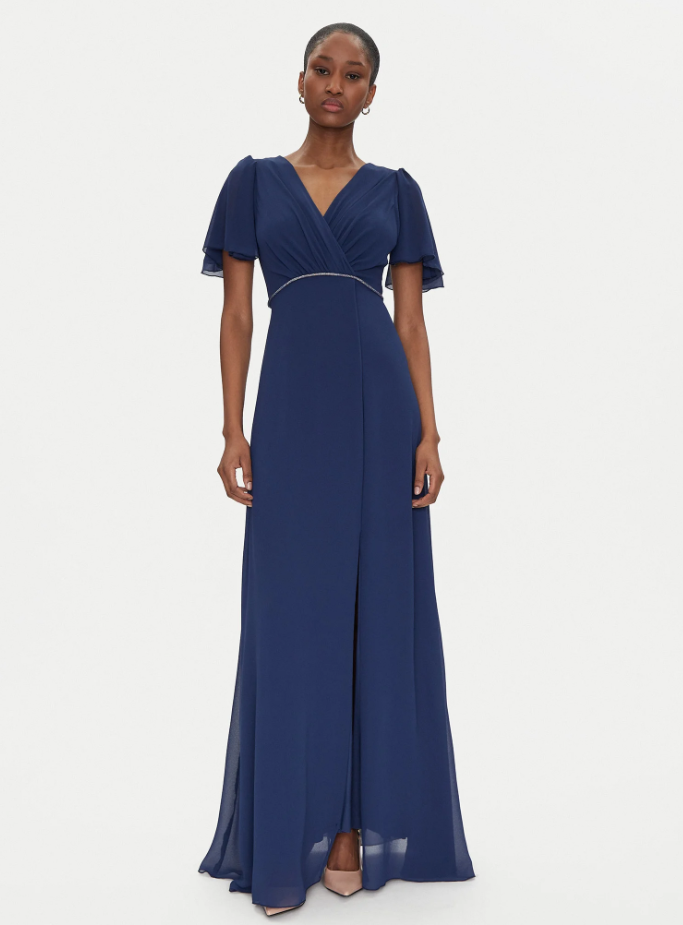 Abito lungo blu Rinascimento donna