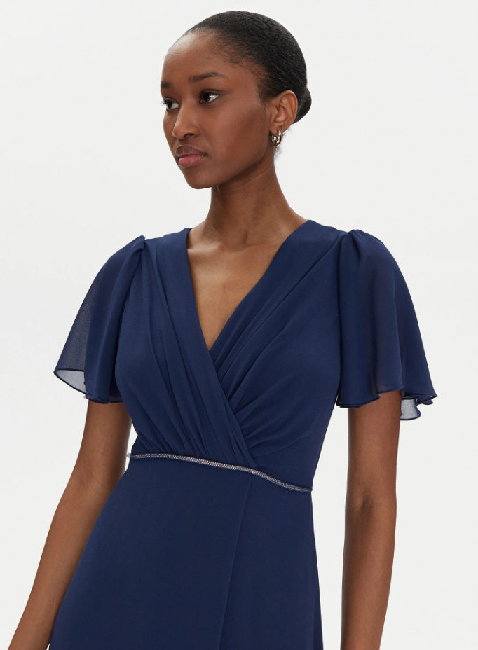 Abito lungo blu Rinascimento donna