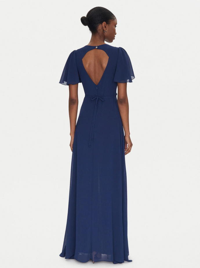 Abito lungo blu Rinascimento donna