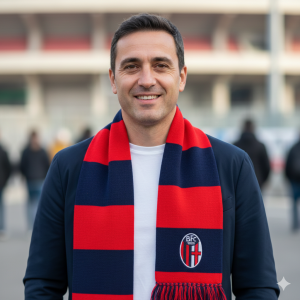 Sciarpa tifoso compatibile con bologna calcio