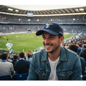 Berretto da adulto compatibile con lazio blu