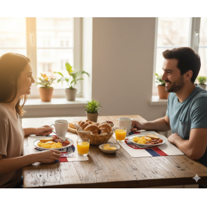 Set 2 tovagliette plastificate compatibili con cagliari