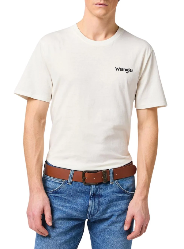 Cintura in vera pelle Wrangler color cuoio