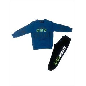 Completo tuta bambini ragazzi in cotone felpato
