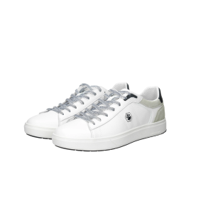 Sneakers marvi uomo in pelle  bianco