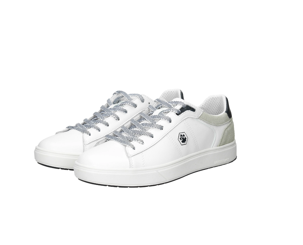Sneakers uomo in pelle Lumberjack bianco