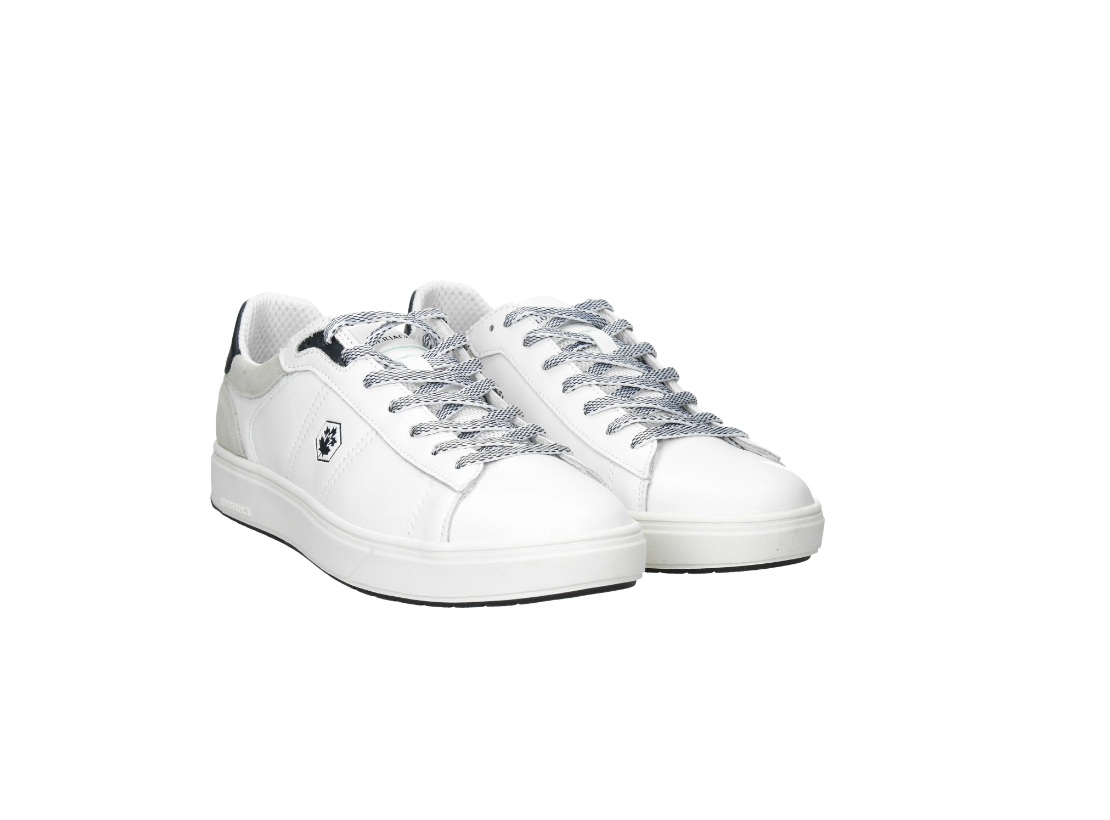 Sneakers uomo in pelle Lumberjack bianco