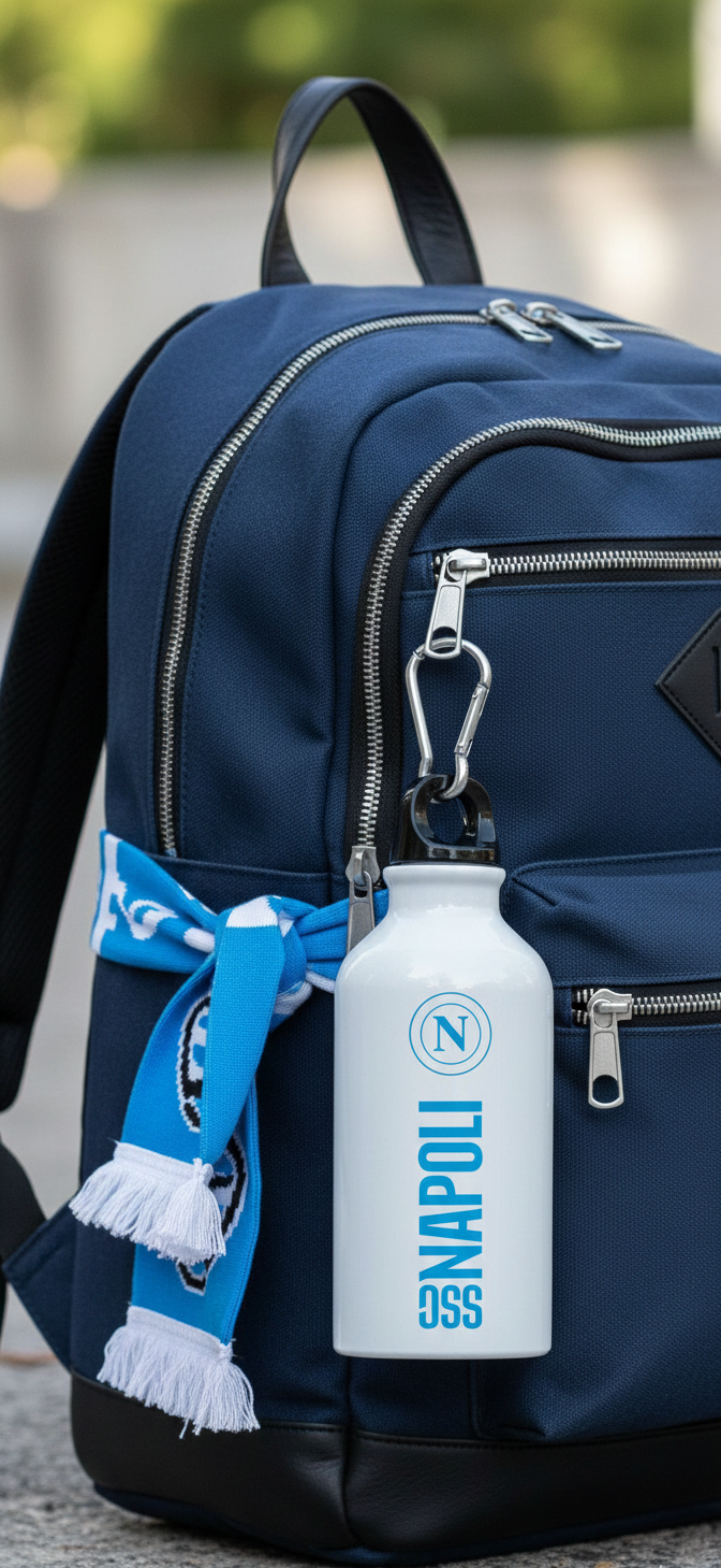 Borraccia in alluminio 400ml compatibile con Napoli