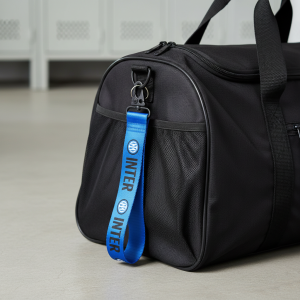 Portachiavi in tessuto compatibile con inter