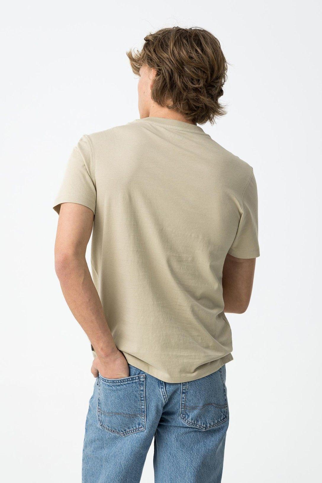 tiffosi cameron t-shirt uomo journey growt beige - foto 4