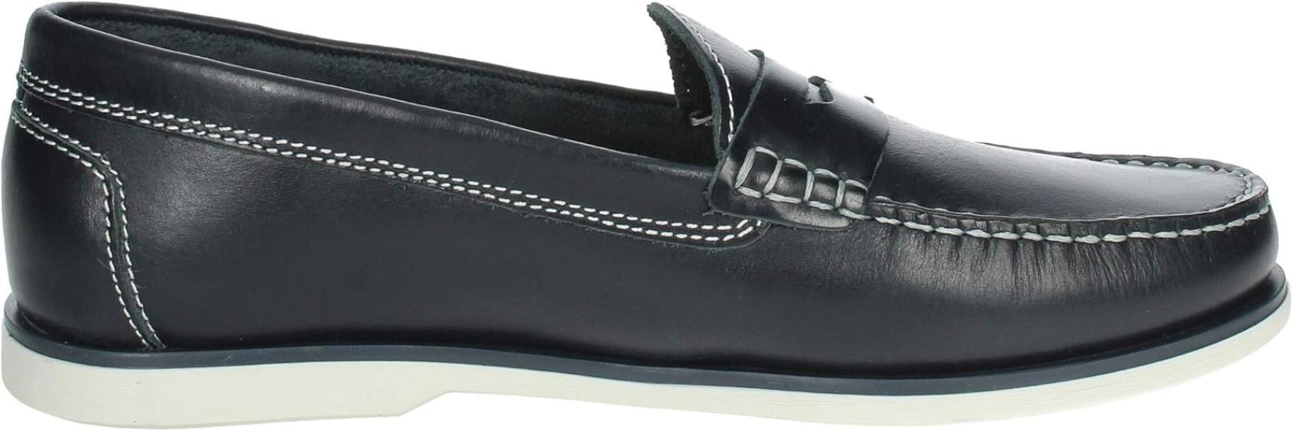 Mocassino in pelle da uomo Lumberjack blu