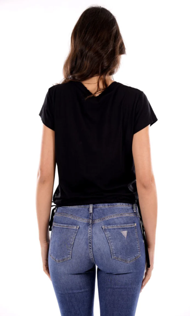 T-shirt donna Yes Zee nero