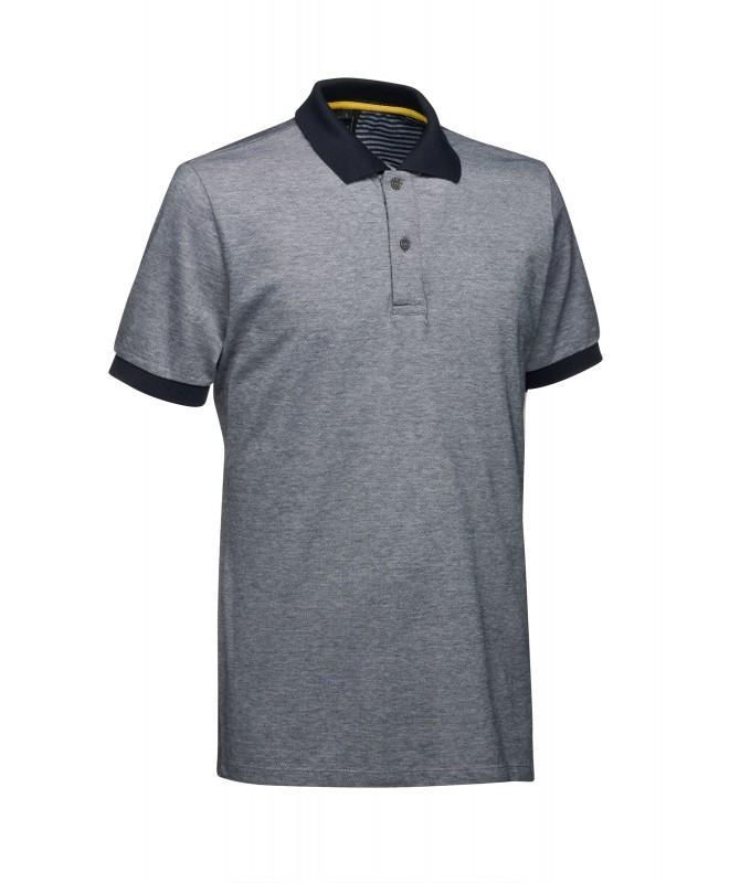 Polo manica corta da uomo Geox grigio