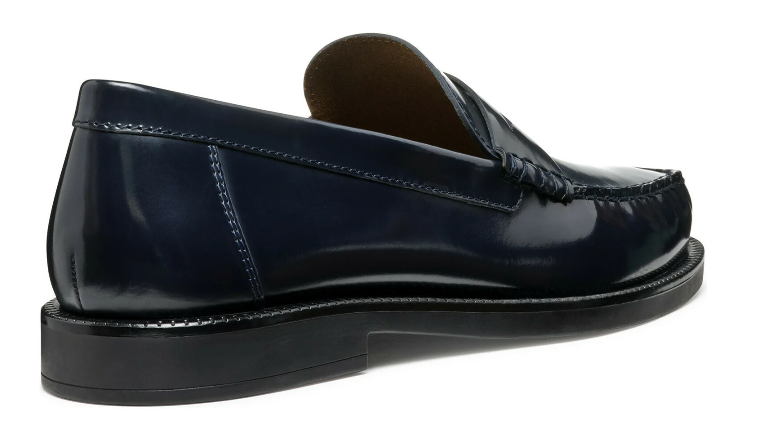 Mocassino da uomo Geox in pelle blu