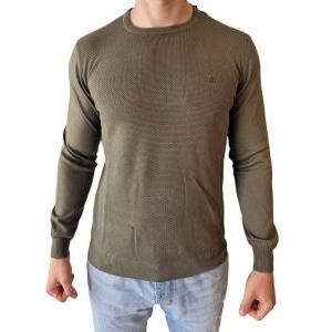 Maglioncino girocollo in cotone da uomo