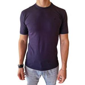 T-shirt manica corta in cotone da uomo