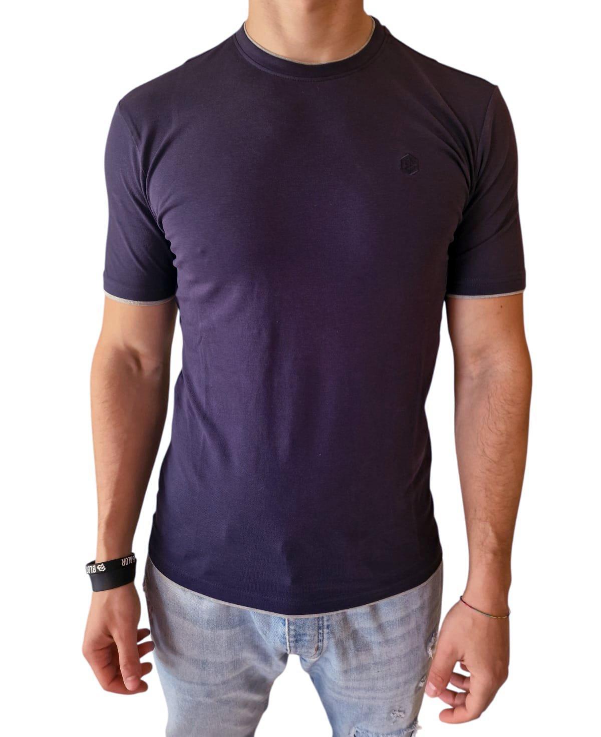 T-shirt manica corta in cotone da uomo Lumberjack