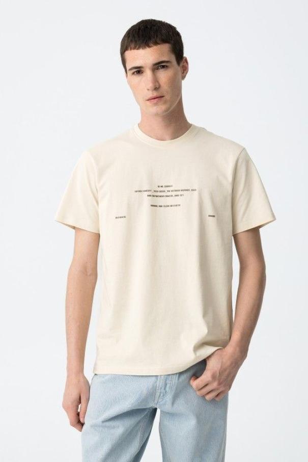 T-shirt basic uomo con stampa Tiffosi