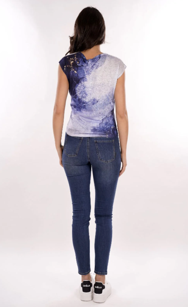 T-shirt donna stampa sublimatica Yes Zee