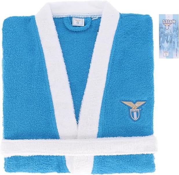 Accappatoio in spugna di cotone adulto compatibile con Lazio