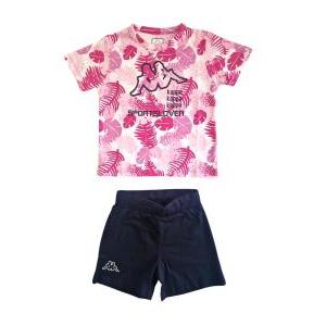Completo sportivo estivo bambina