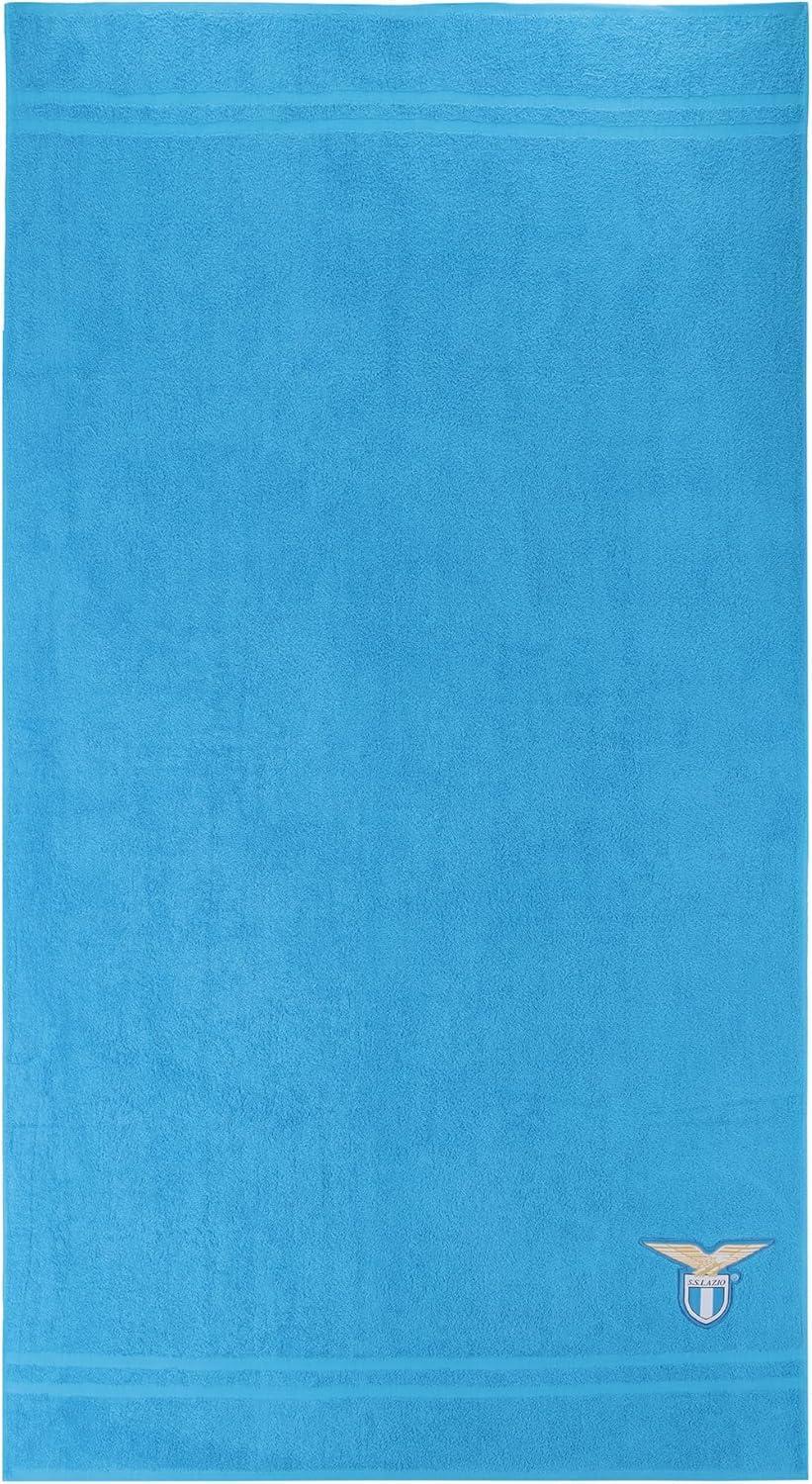 Telo mare asciugamano in cotone compatibile con Lazio 70x140cm