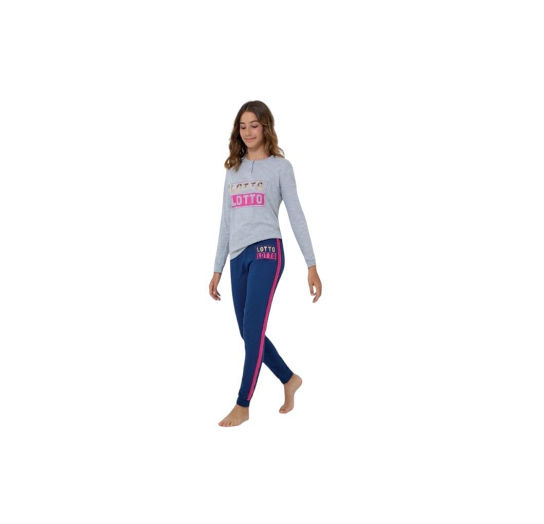 Pigiama in cotone jersey bambina Lotto