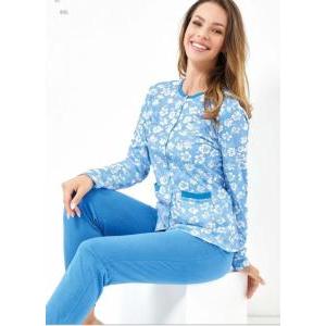 Pigiama in cotone da donna  calibrato gp5026/ac iris