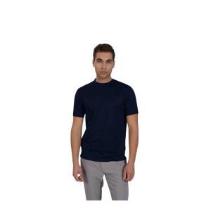 T-shirt basic da uomo  blu