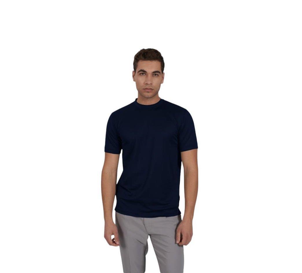T-shirt basic da uomo Yes Zee blu