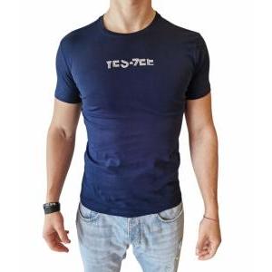 T-shirt manica corta in cotone da uomo