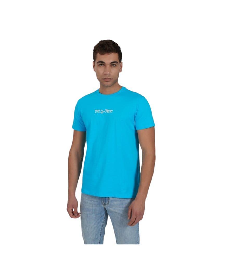 T-shirt manica corta in cotone da uomo Yes Zee