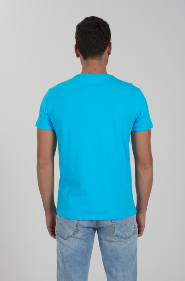 T-shirt manica corta in cotone da uomo Yes Zee