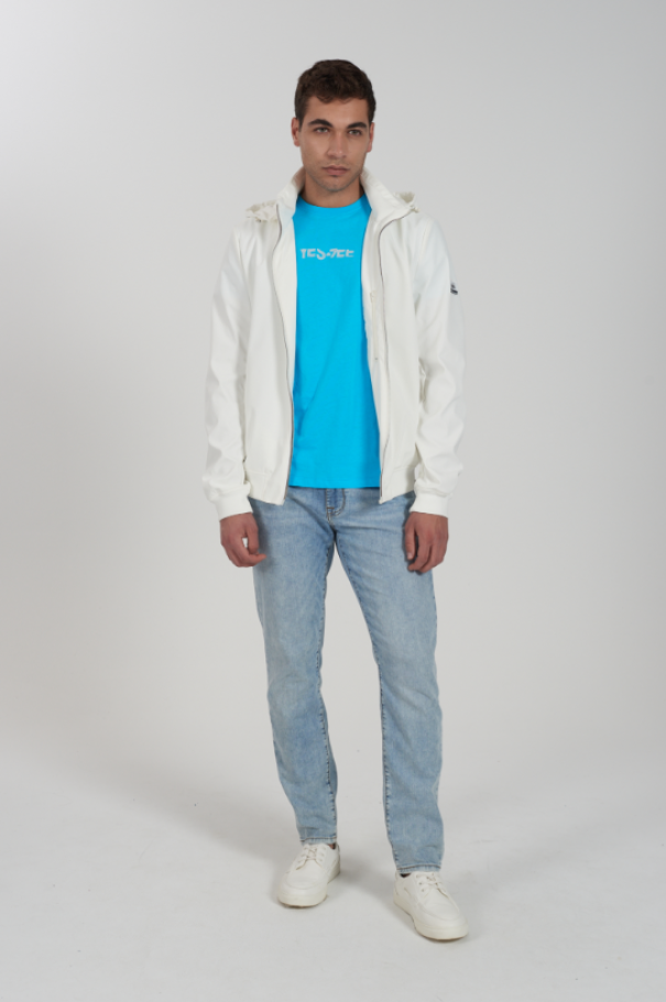 T-shirt manica corta in cotone da uomo Yes Zee