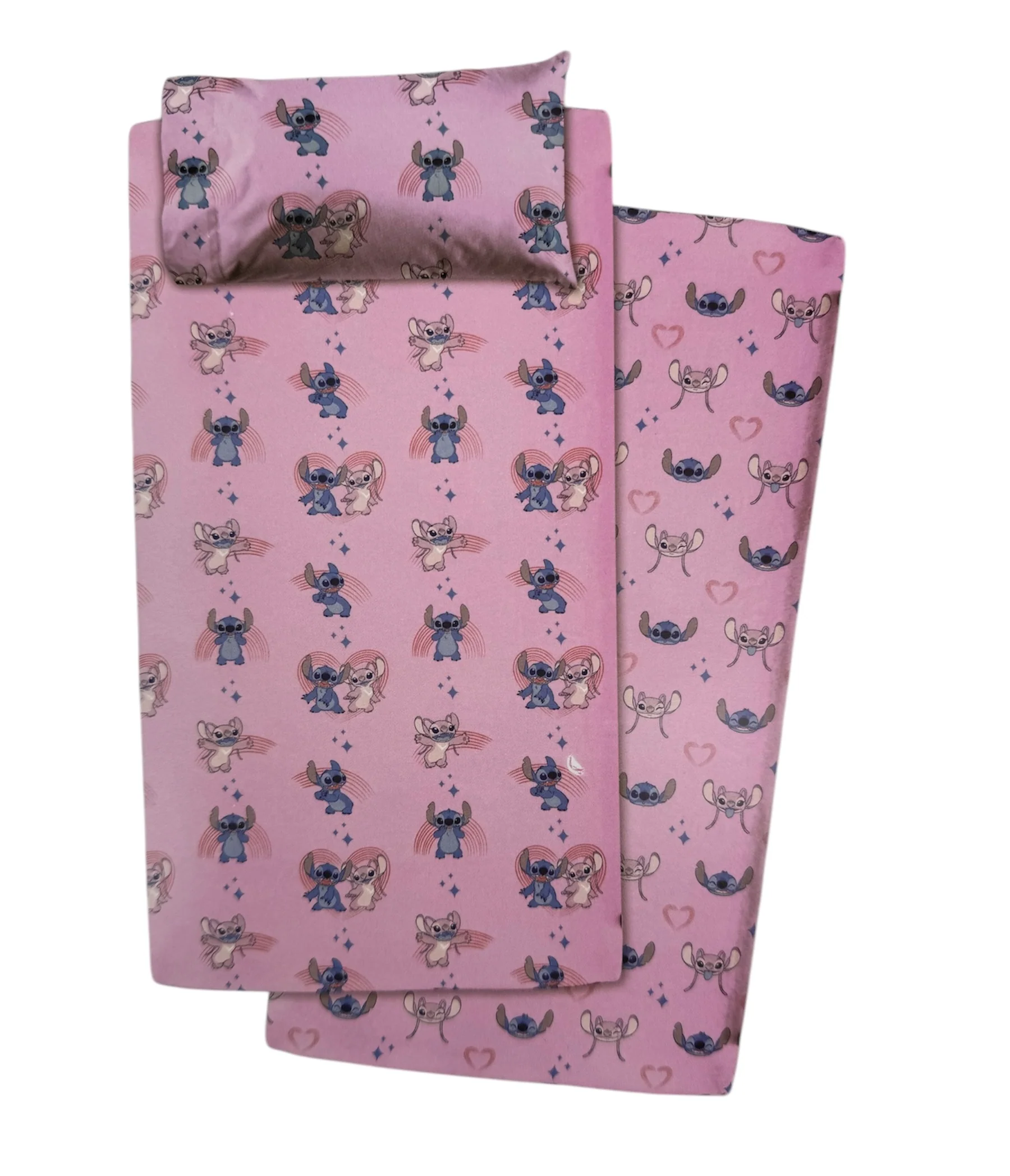 Disney Stitch lenzuolo 1 posto rosa