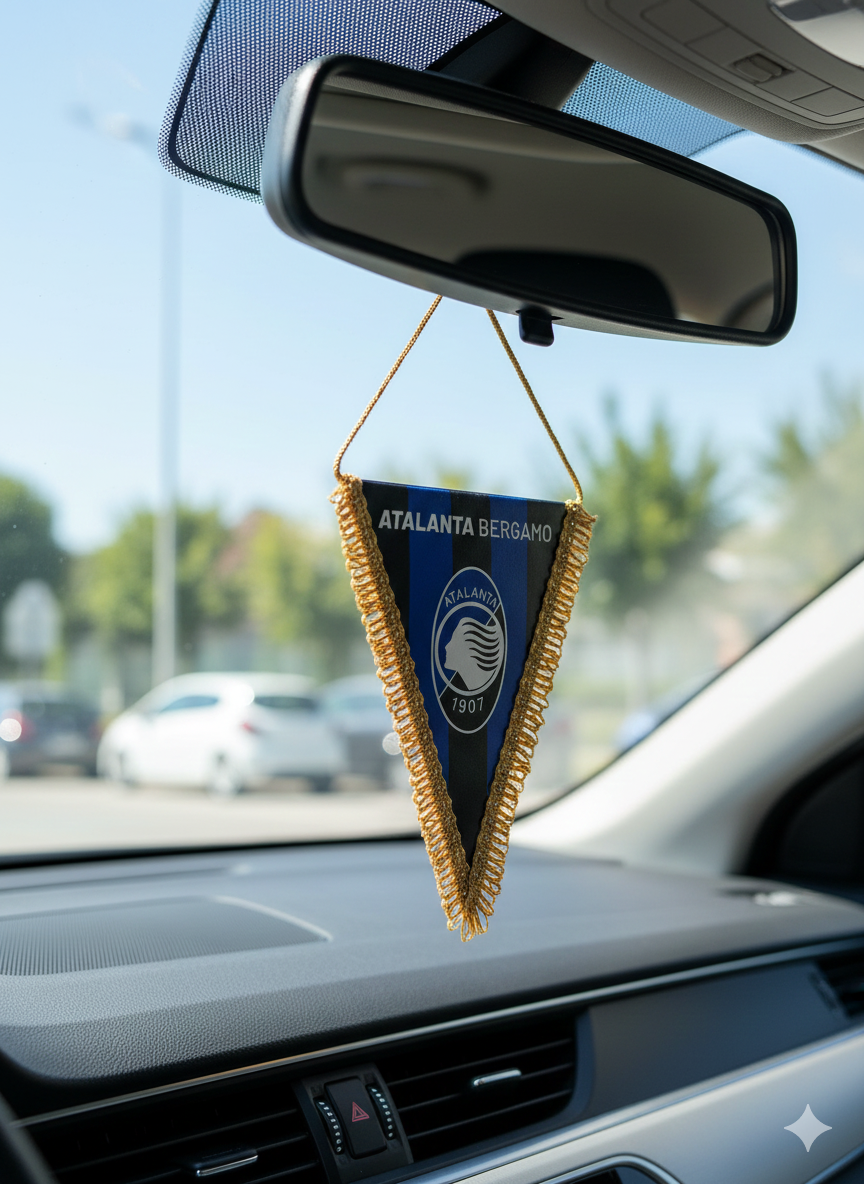 Gagliardetto piccolo compatibile con Atalanta