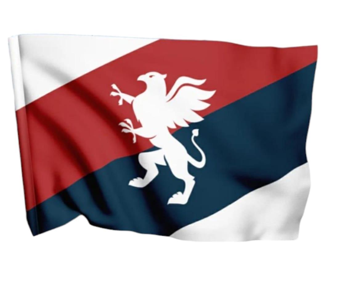 Bandiera stadio compatibile con Genoa Calcio