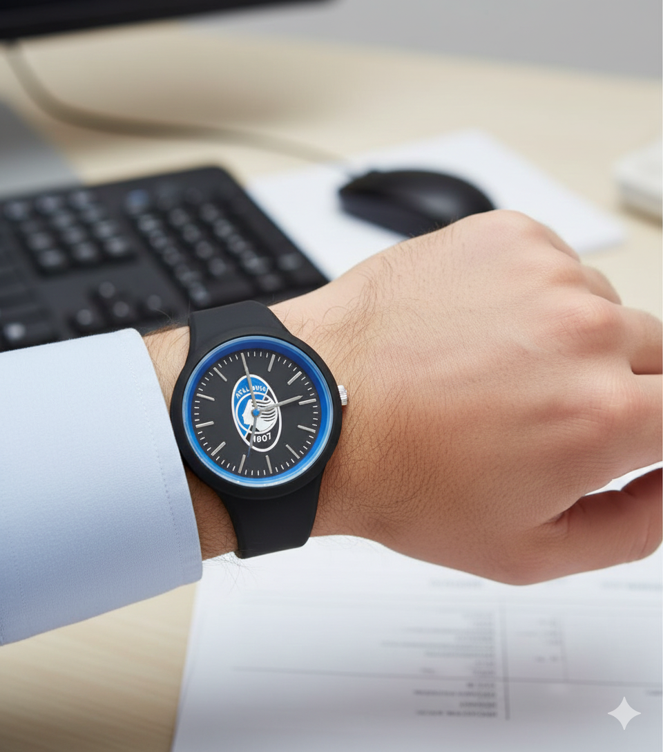 Orologio da polso adulto compatibile con Atalanta Calcio