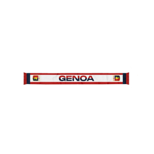 Sciarpa da stadio jacquard compatibile con genoa calcio