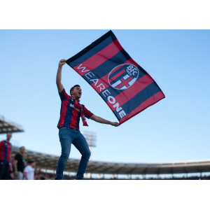Bandiera da stadio compatibile con bologna we are one
