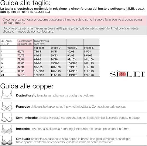 Reggiseno donna nudo senza ferretto con coppe graduate