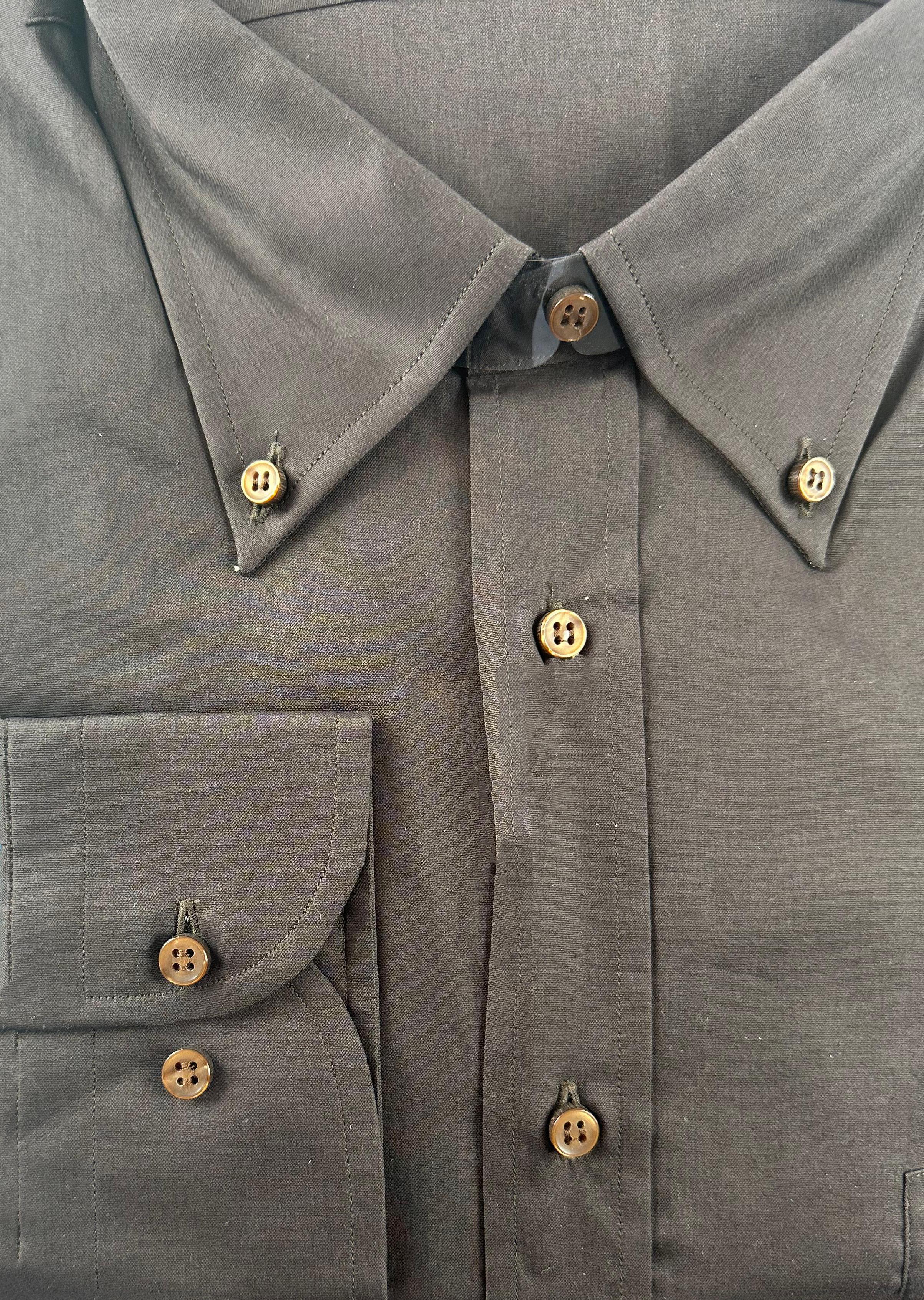 Camicia Facis uomo manica lunga marrone