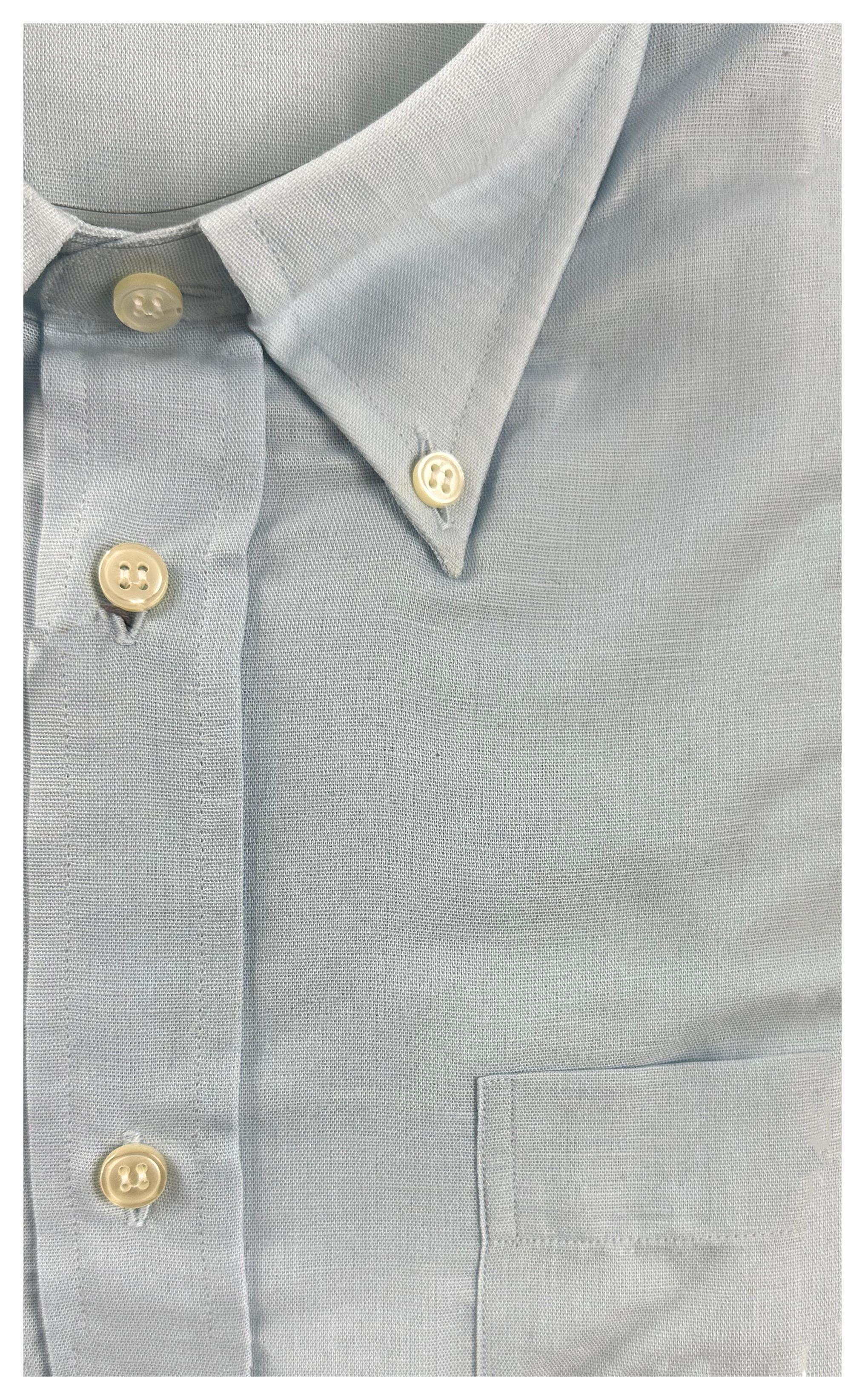 Camicia Facis uomo manica corta bottoni Celeste