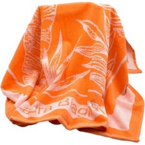 Telo mare in spugna di cotone  tropical celeste