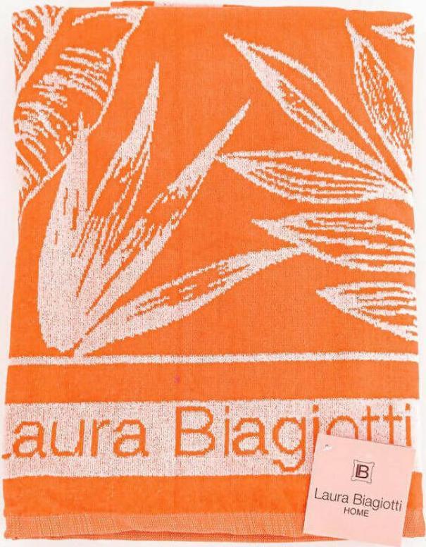 Telo mare in spugna di cotone Laura Biagiotti Tropical celeste