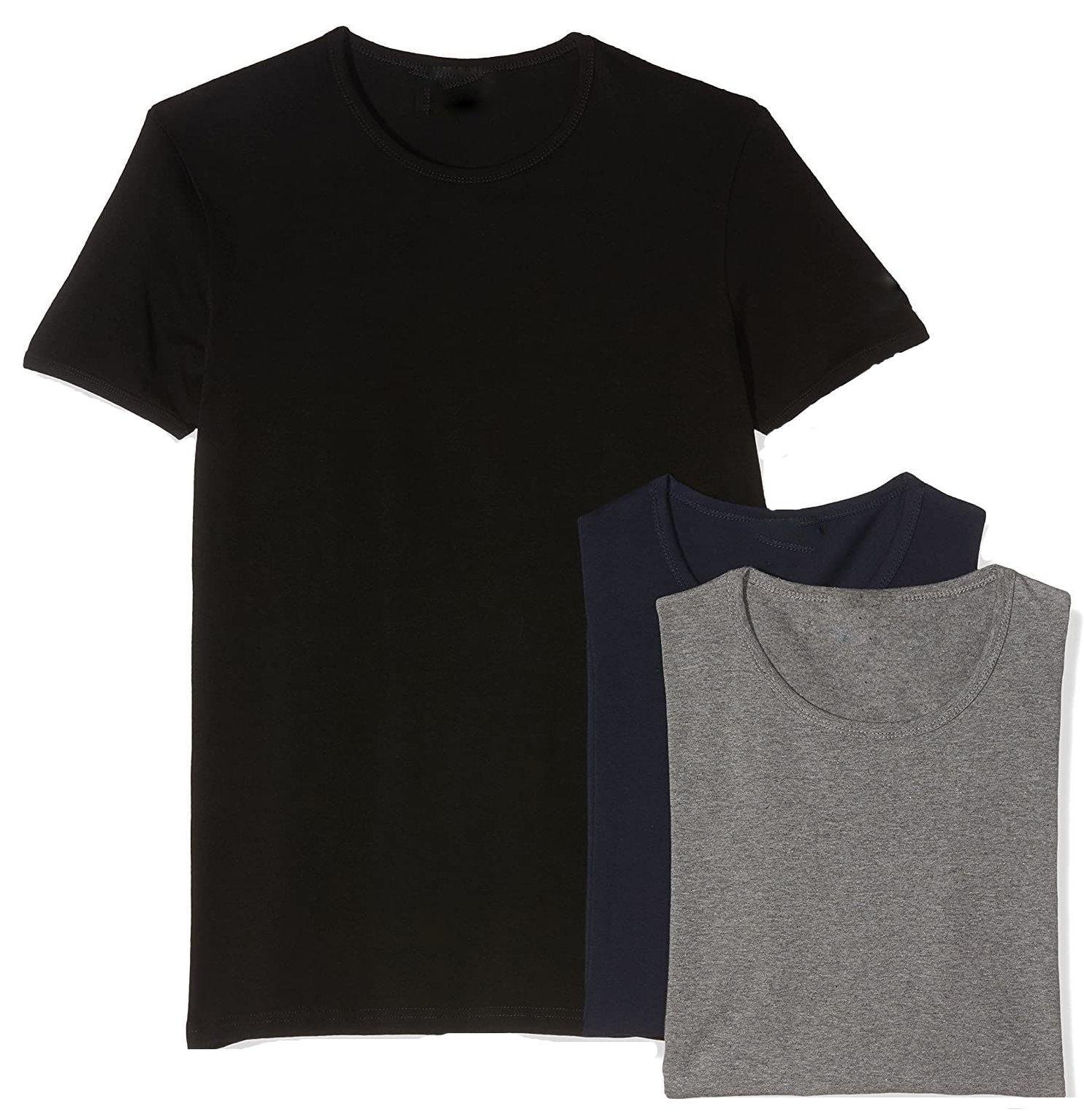 Tris t-shirt intima cotone elasticizzato da uomo Kappa