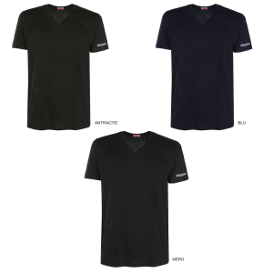 Tris t-shirt intima da uomo  multicolore