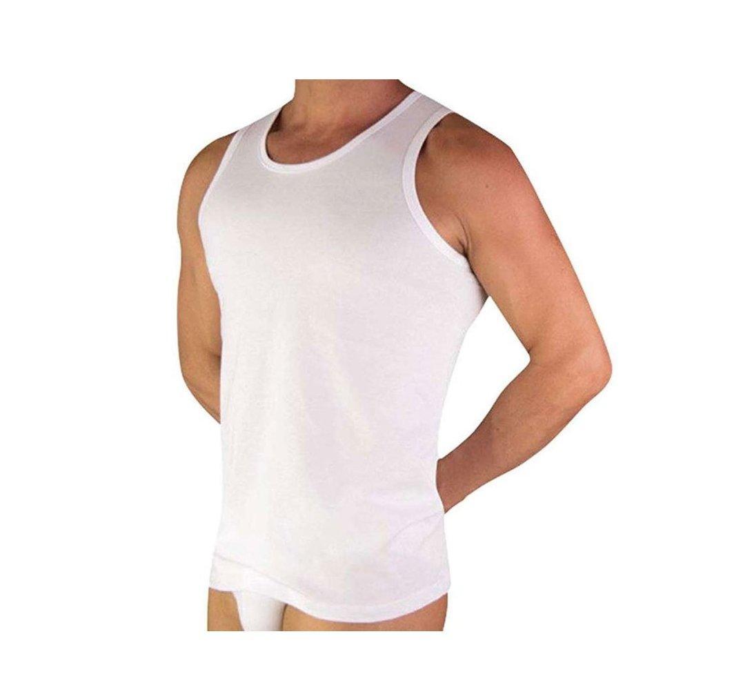 Tris canotte spalla larga uomo Kappa bianco