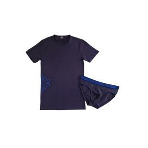 Completo intimo uomo  blu