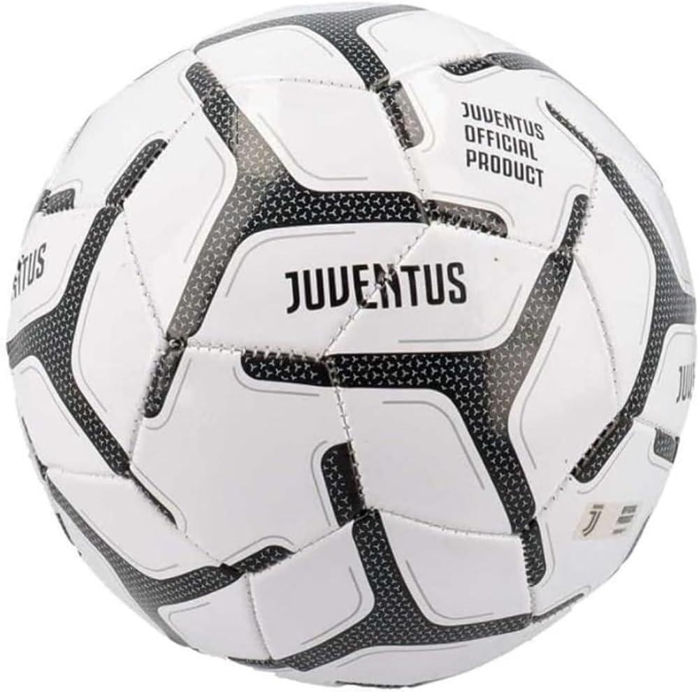 Pallone da calcio in cuoio compatibile con Juventus misura 5